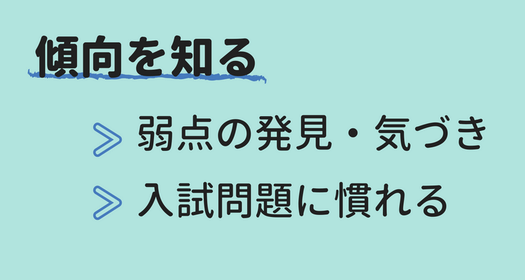 過去問で知る傾向