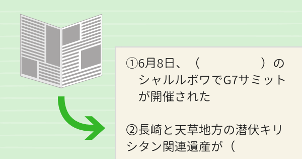 記事でクイズを作る